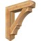 Ekena Millwork Balboa Arts and Crafts Rough Sawn Bracket w/ Offset Brace, Western Red Cedar, 8"W x 36"D x 36"H BKT0806X36X36BOA03RWR - alternate 1